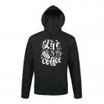 Džemperis: Life begins after coffee