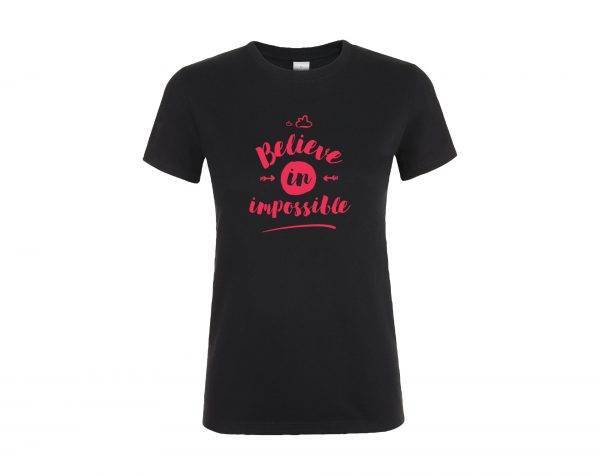 Marškinėliai: Believe in impossible