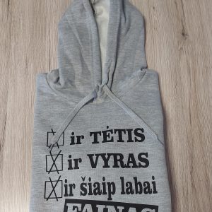 Džemperis: ir tėtis ir vyras iš šiaip labai fainas