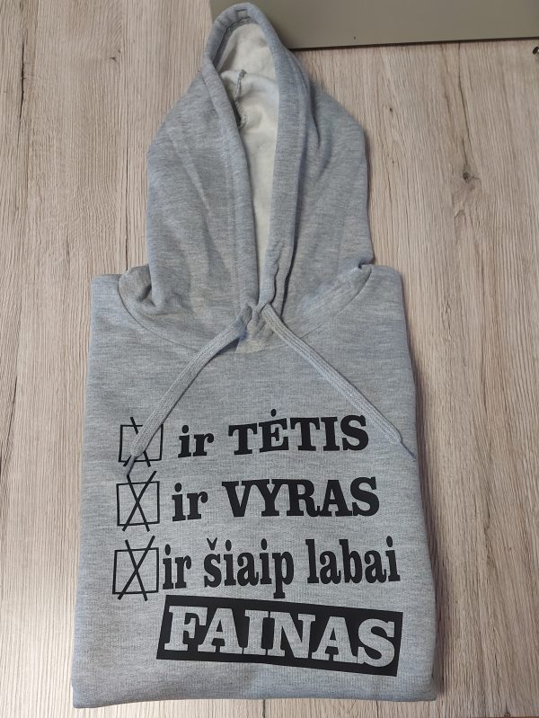 Džemperis: ir tėtis ir vyras iš šiaip labai fainas