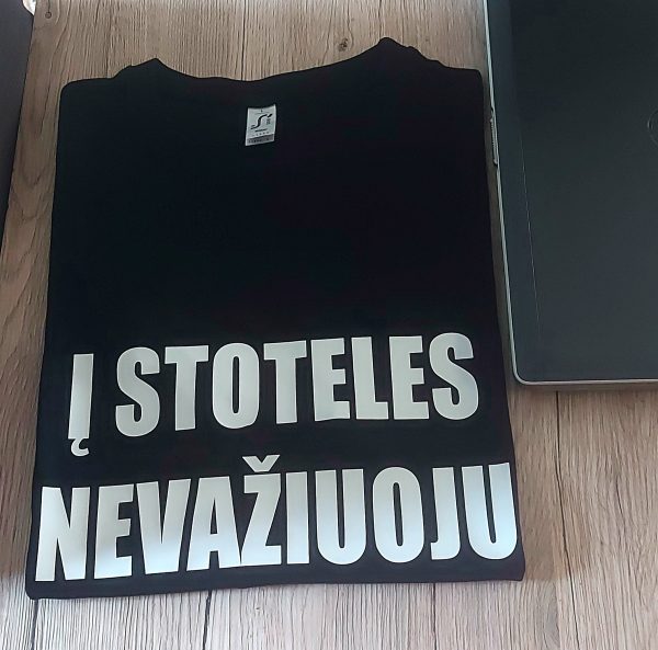 Marškinėliai: Į stoteles nevažiuoju