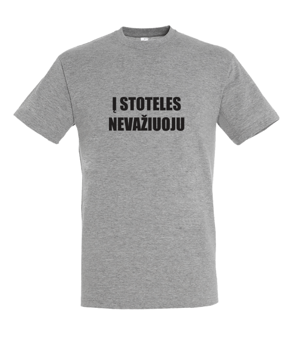 Marškinėliai: Į stoteles nevažiuoju