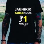 Marškinėliai: Jaunikio komandos narys