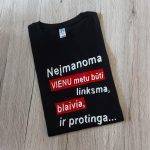 Marškinėliai: Neįmanoma vienu metu būti linksma, blaivia ir protinga