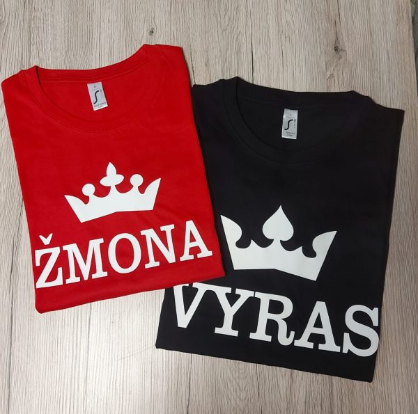 Marškinėliai: Žmona- Vyras