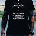 Marškinėliai: Kas nutinka bernvakaryje tas lieka bernvakaryje