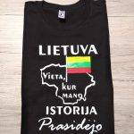 Marškinėliai: Lietuva - vieta, kur mano istorija prasidėjo