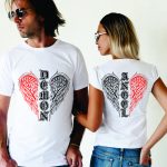 Marškinėliai: Angel and demon