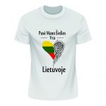 Marškinėliai: Pusė mano širdies yra Lietuvoje