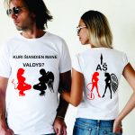 Marškinėliai: Angelas ir velnias