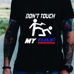 Marškinėliai: Dont touch my daf