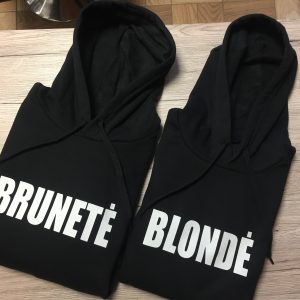 Džemperis: Blondė- Brunetė