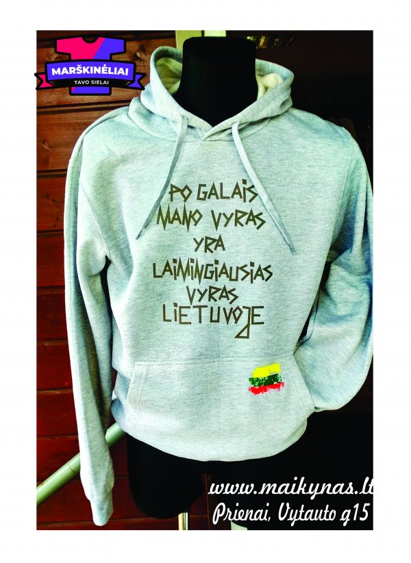 Džemperis: Po galais mano vyras yra laimingiausias vyras Lietuvoje