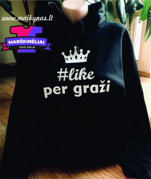 Džemperis: #like per graži