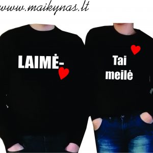 Džemperis: Laimė- tai meilė