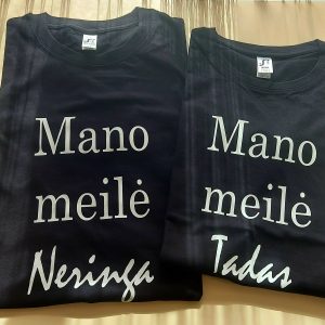 Marškinėliai: Myliu tave