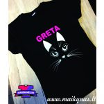 Marškinėliai: Katytė su vardu