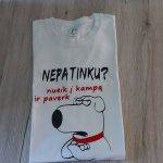 Marškinėliai: Nepatinku? nueik į kampą ir paverk