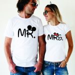 Marškinėliai: Mrs ir Mr