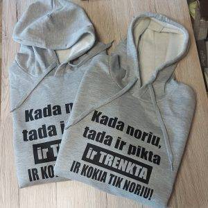 Džemperis: Kada noriu tada ir pikta ir trenkta ir kokia tik noriu