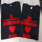 Marškinėliai: Jis/Ji priklauso man