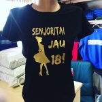 Marškinėliai: Senjoritai jau 18