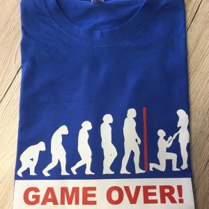 Marškinėliai: Game over 