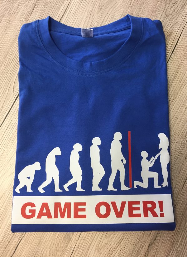 Marškinėliai: Game over 