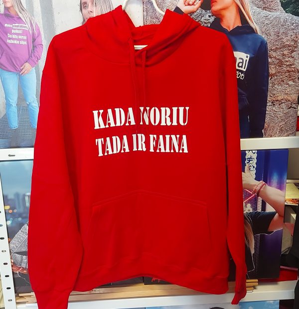 Džemperis: Kada noriu tada ir faina