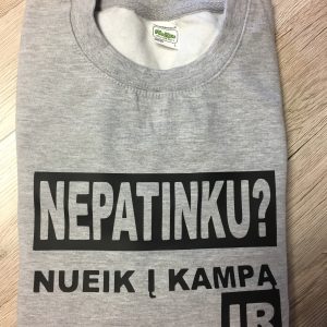 Džemperis: Nepatinku? nueik į kampą ir paverk 