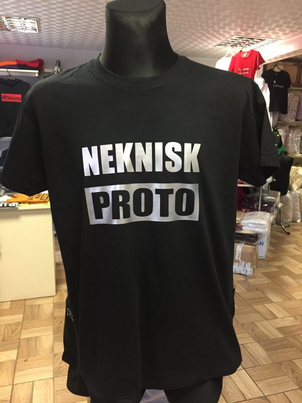 Marškinėliai: Neknisk proto 