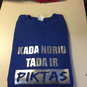 Džemperis: Kada noriu tada ir piktas