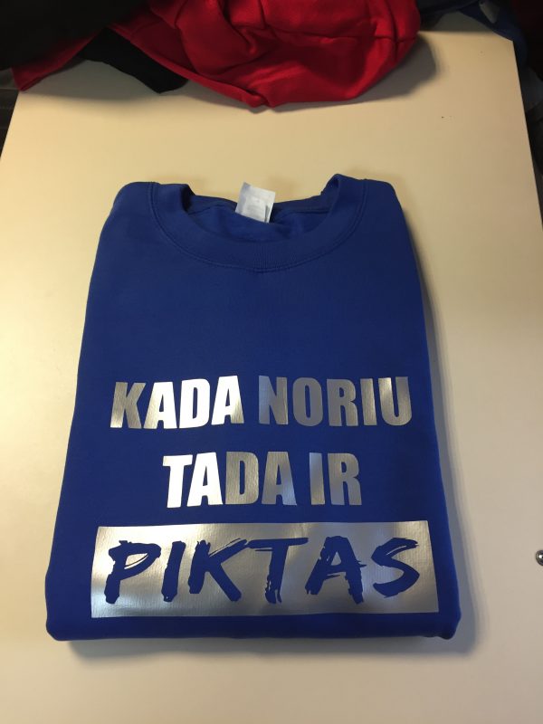 Džemperis: Kada noriu tada ir piktas