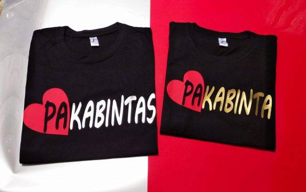 Marškinėliai porai: Pakabinta- Pakabintas