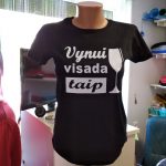 Marškinėliai: Vynui visada taip 