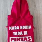 Džemperis: Kada noriu tada ir piktas