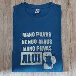 Marškinėliai: Mano pilvas alui 