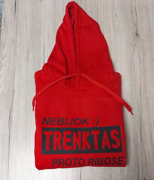 Džemperis: Nebijok trenktas proto ribose