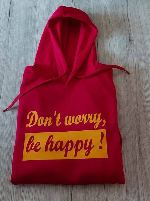 Džemperis: Dont worry be happy Džemperis: Dont worry be happy