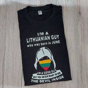 Marškinėliai: Lithuanian guy