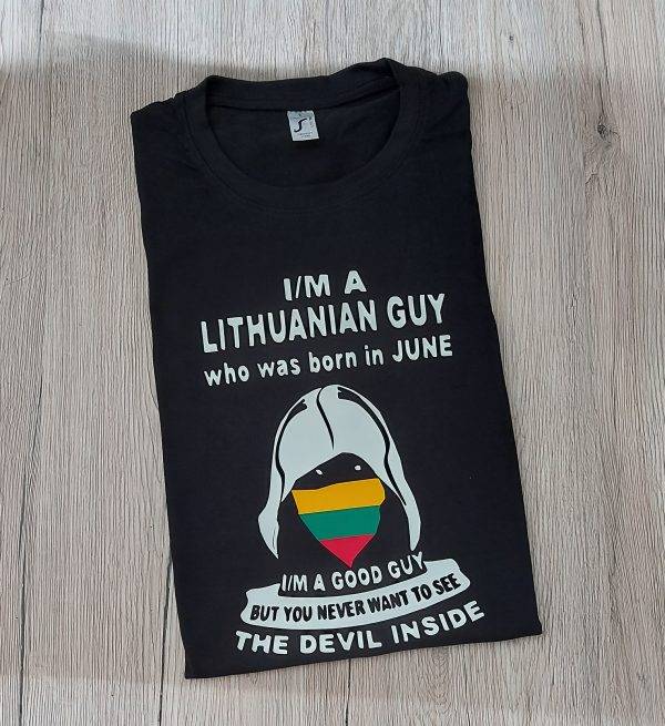 Marškinėliai: Lithuanian guy