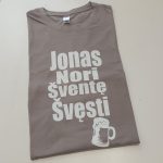 Marškinėliai: Jonas nori šventę švęsti