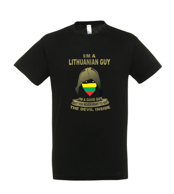 Marškinėliai: I/m a Lithuanian guy