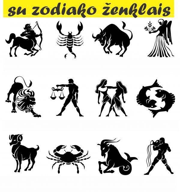 Marškinėliai: Su zodiako ženklais