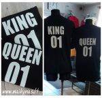 Marškinėliai porai: King 01/Queen 01