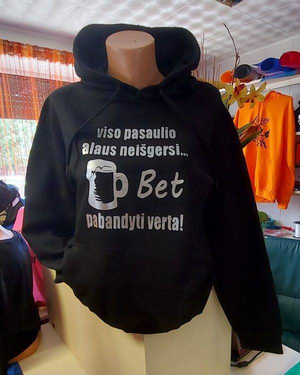 Džemperis: Viso pasaulio alaus neišgersi, bet pabandyti verta