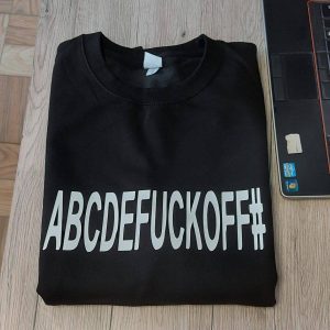 Džemperis: ABCDEFUCKOFF