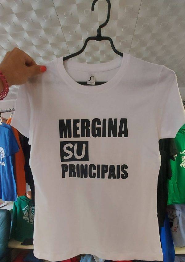 Marškinėliai: Mergina su principais