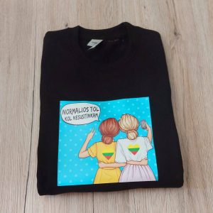 Marškinėliai:  Normalios tol kol nesusitinkam 