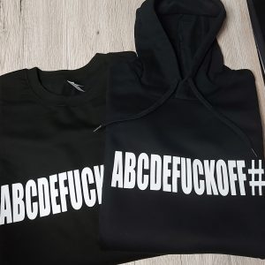 Džemperis: ABCDEFUCKOFF